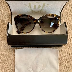 DITA JACQUARD TORTOISE GRADIENT SUNGLASSES 59-17